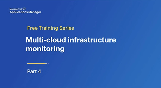 Multi-cloud infrastructure monitoring
