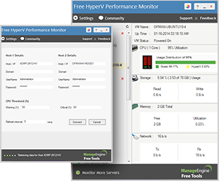 ManageEngine HyperV Performance Monitor screen shot