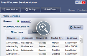 Windows Service Monitoring - ManageEngine Free Tools