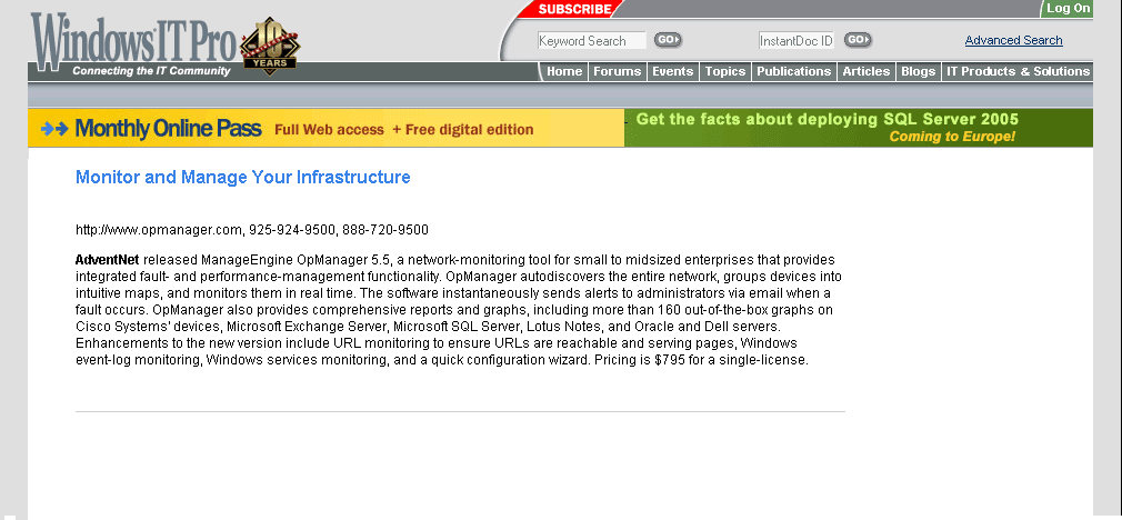 Monitor and Manage Your Infrastructure