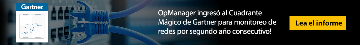 Informe: ManageEngine OpManager en el cuadrante mágico NPMD de Gartner 2019