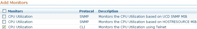 Select CLI-based CPU