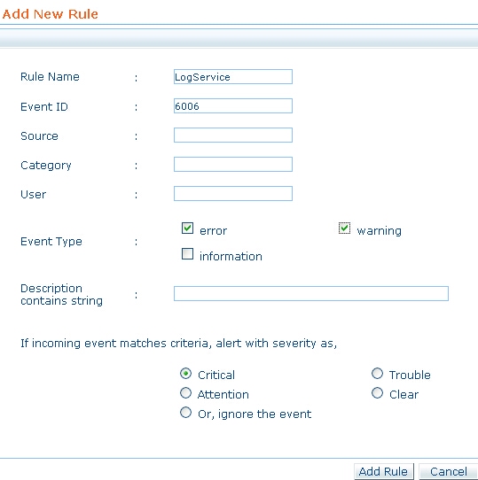 Add a new rule