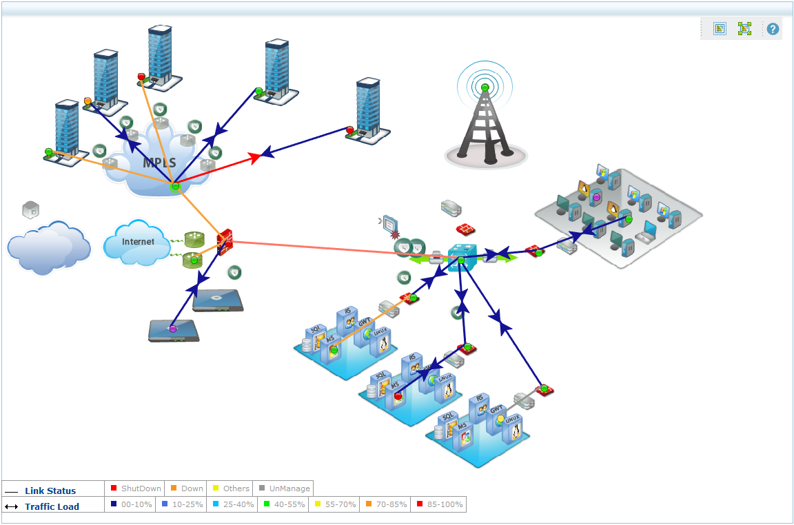 Enterprise Private Network Map