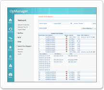 OpManager switch port mapper - lister les périphériques connectés