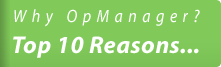 Ten reasons why admins love OpManager the network monitoring software