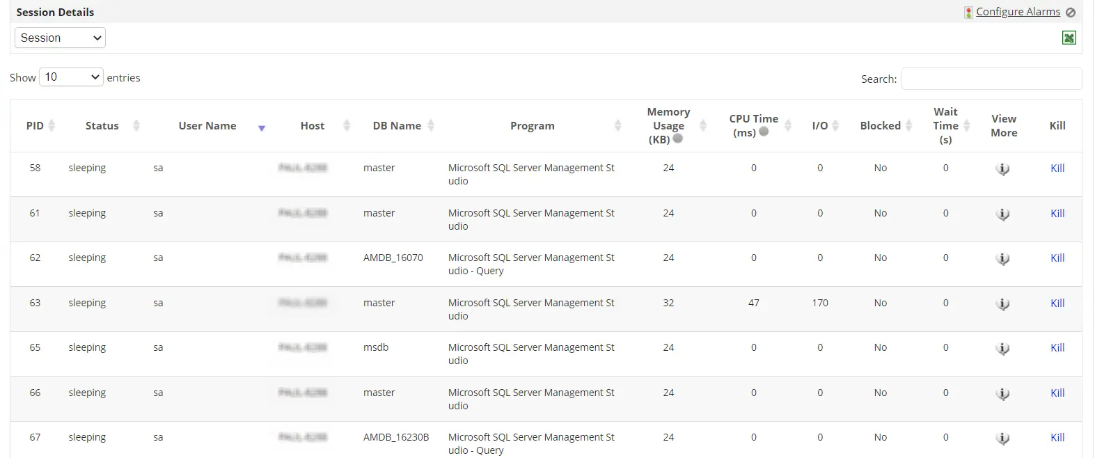 SQL Server Monitor - ManageEngine Applications Manager