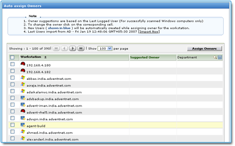 Track Assets Auto-Assign Owners Track Assets Auto-Assign Owners