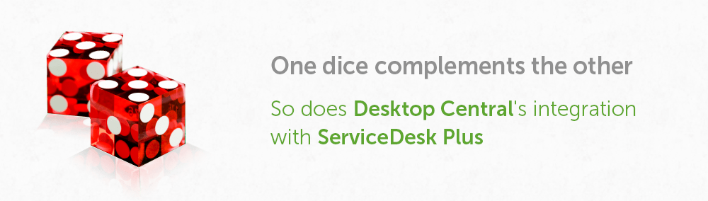 Desktop Central integration with ServiceDesk Plus