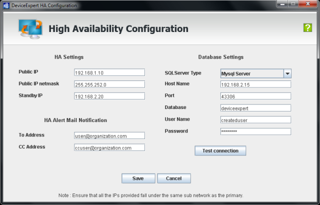 HA-config