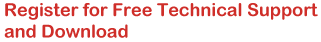 Register for Free Technical Support and Download
