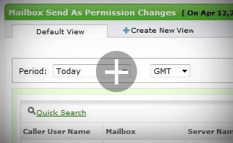 Report showing Send As permission changes