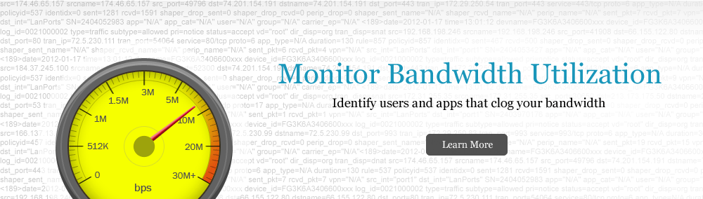 Firewall Analyzer - Bandwidth Utilization Firewall Analyzer - Bandwidth Utilization