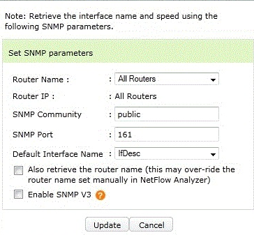 SNMP V3 configuration