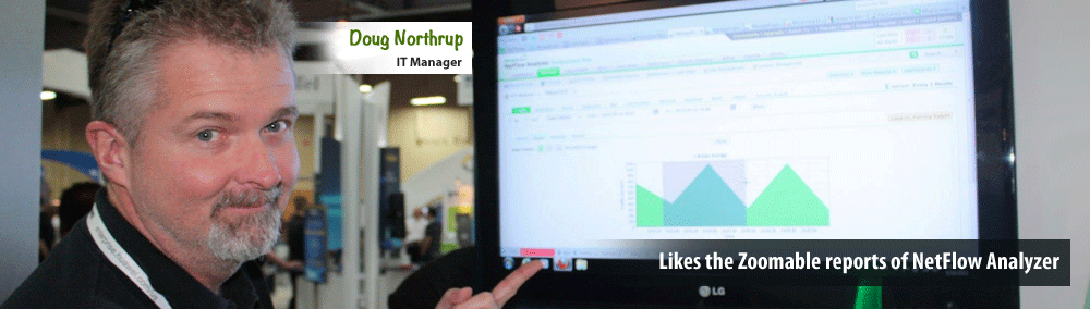 Zoomable reports of NetFlow Analyzer