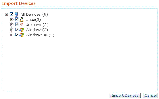 Import Devices