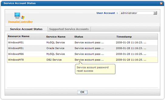 Service Accounts Management