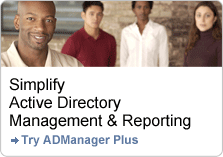 Active Directory Manager Plus - Web Based