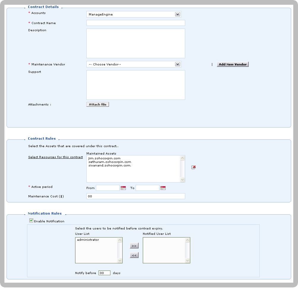 Contract Management