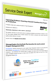 Help Desk Newsletter - Augest, 2012