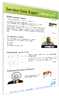 Help Desk Newsletter - August, 2011