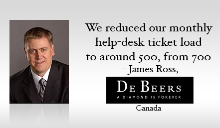 De Beers Canada: The paperless help desk