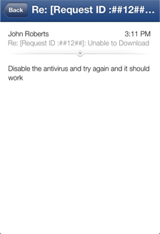 Help Desk Iphone App