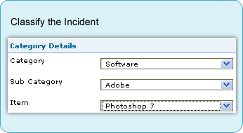 Classify the Incident