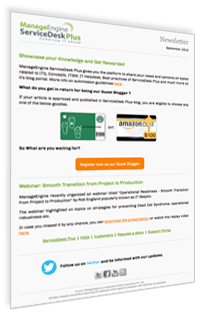 Help Desk Newsletter - September, 2012