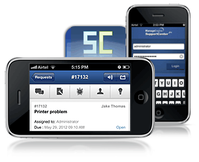 SupportCenter Plus iPhone Application