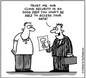 Cloud security comic