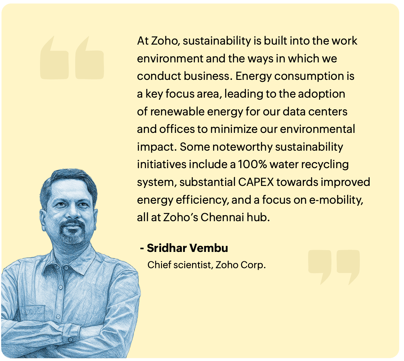 Chief scientist, Zoho Corp.