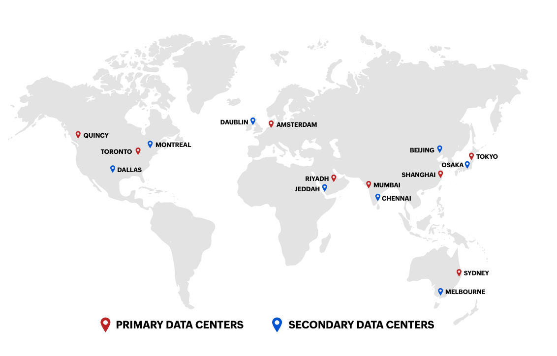 Zoho's sustainable data centers