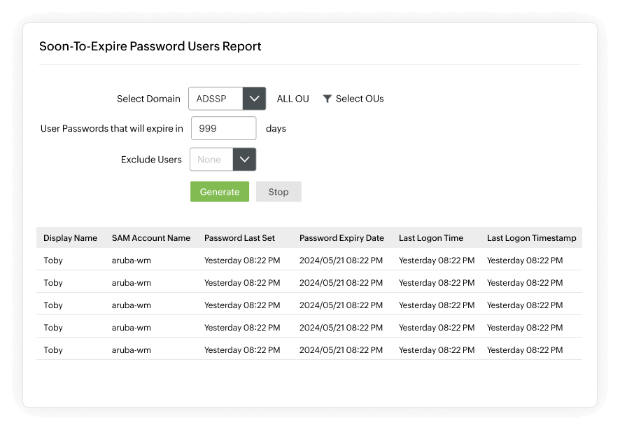 Simplify self-service account management