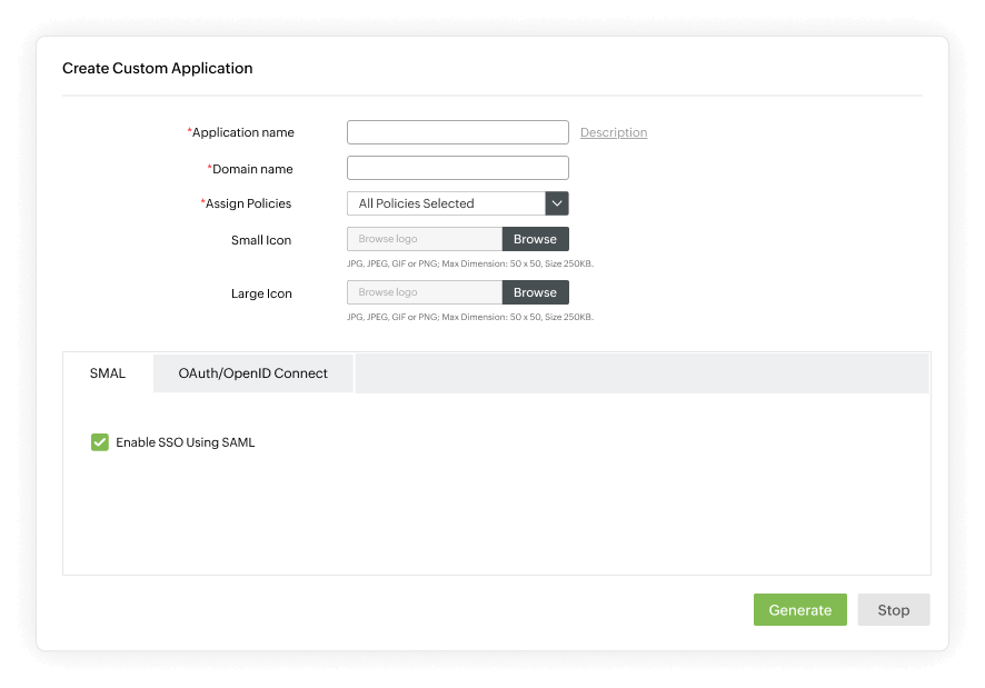 Implement SSO for diverse IAM protocols