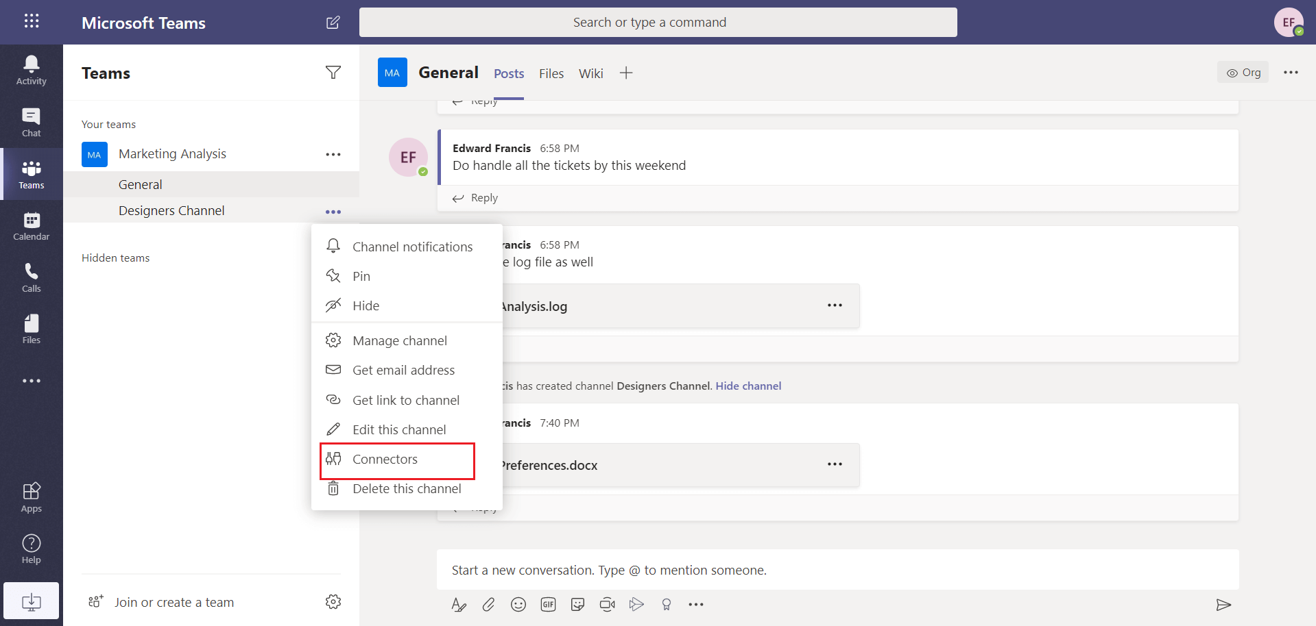 How to restore Microsoft Teams data