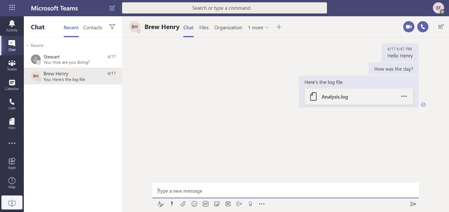 microsoft-teams-one-to-one-chat