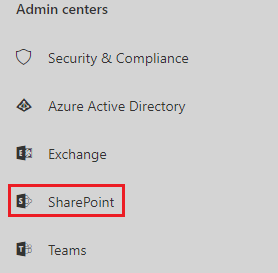 sharepoint-admin-center