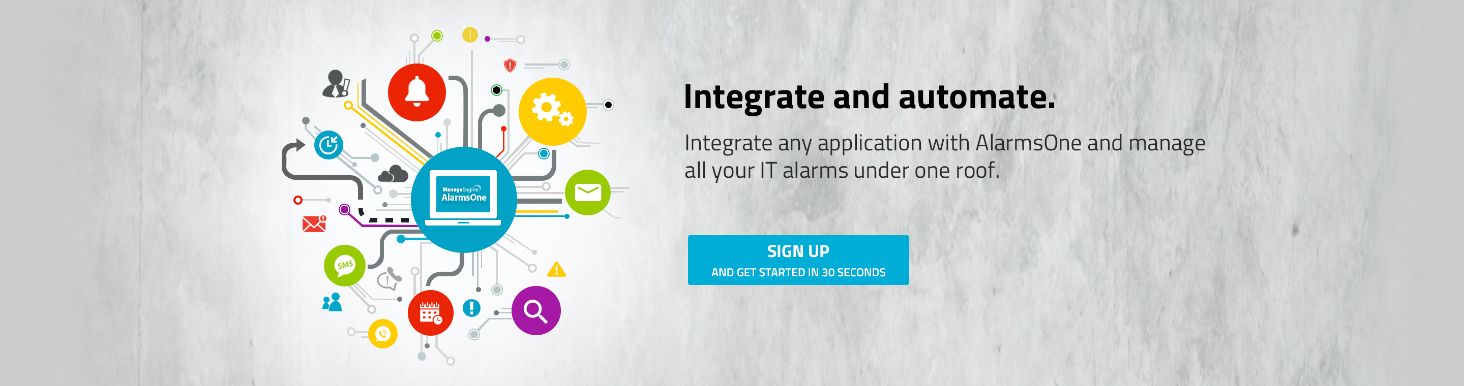 Integrate any application with AlarmsOne