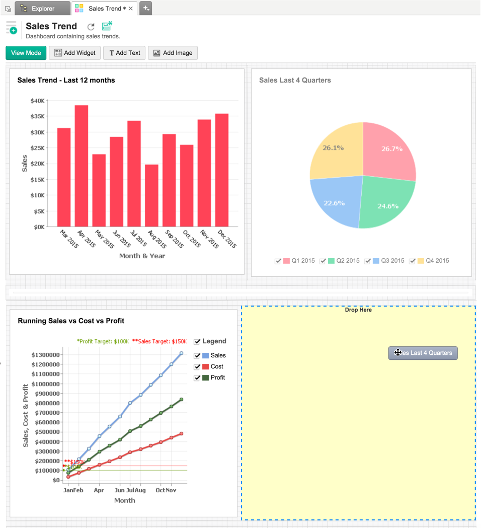 Create dashboards - Analytics Plus