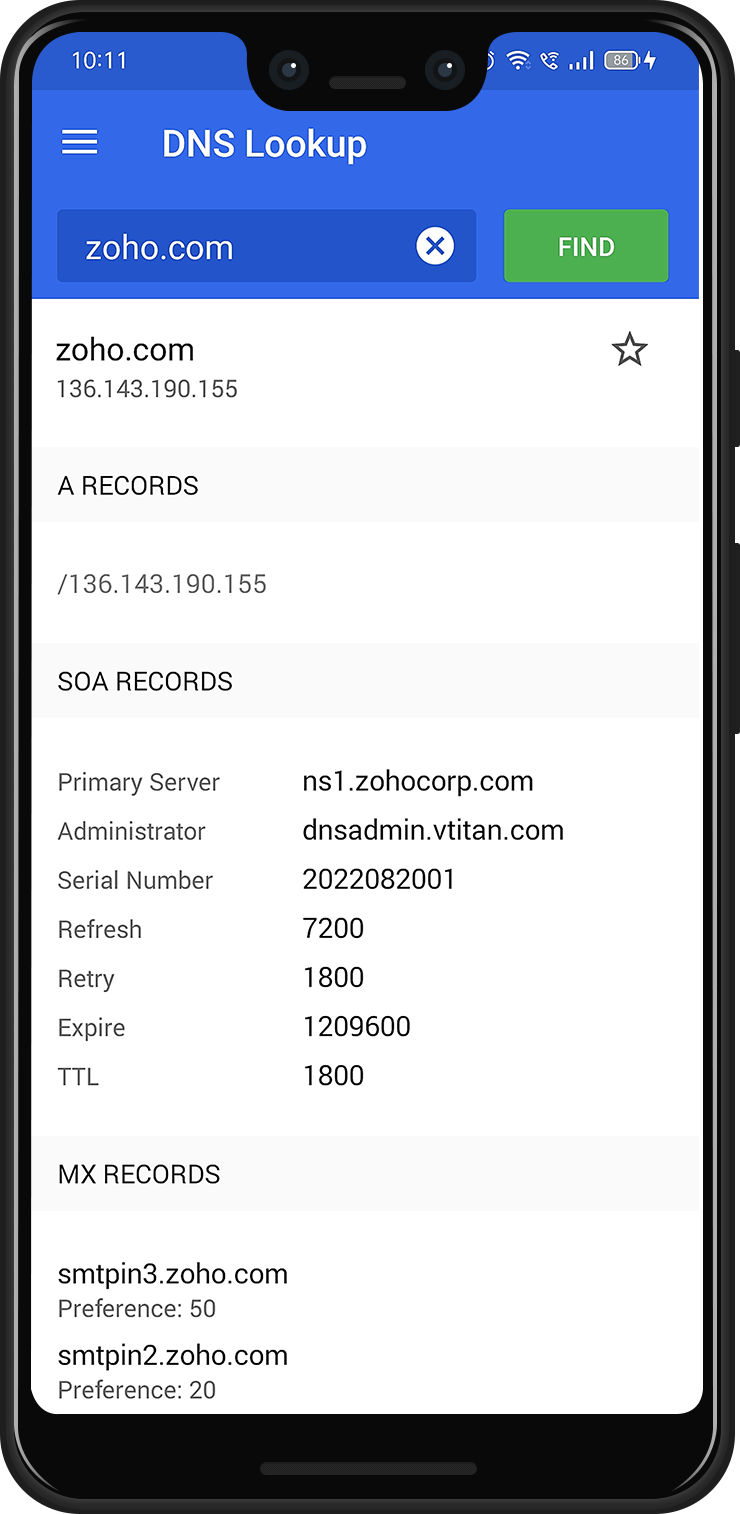 Free Mobile Ping tool ManageEngine Free Tools