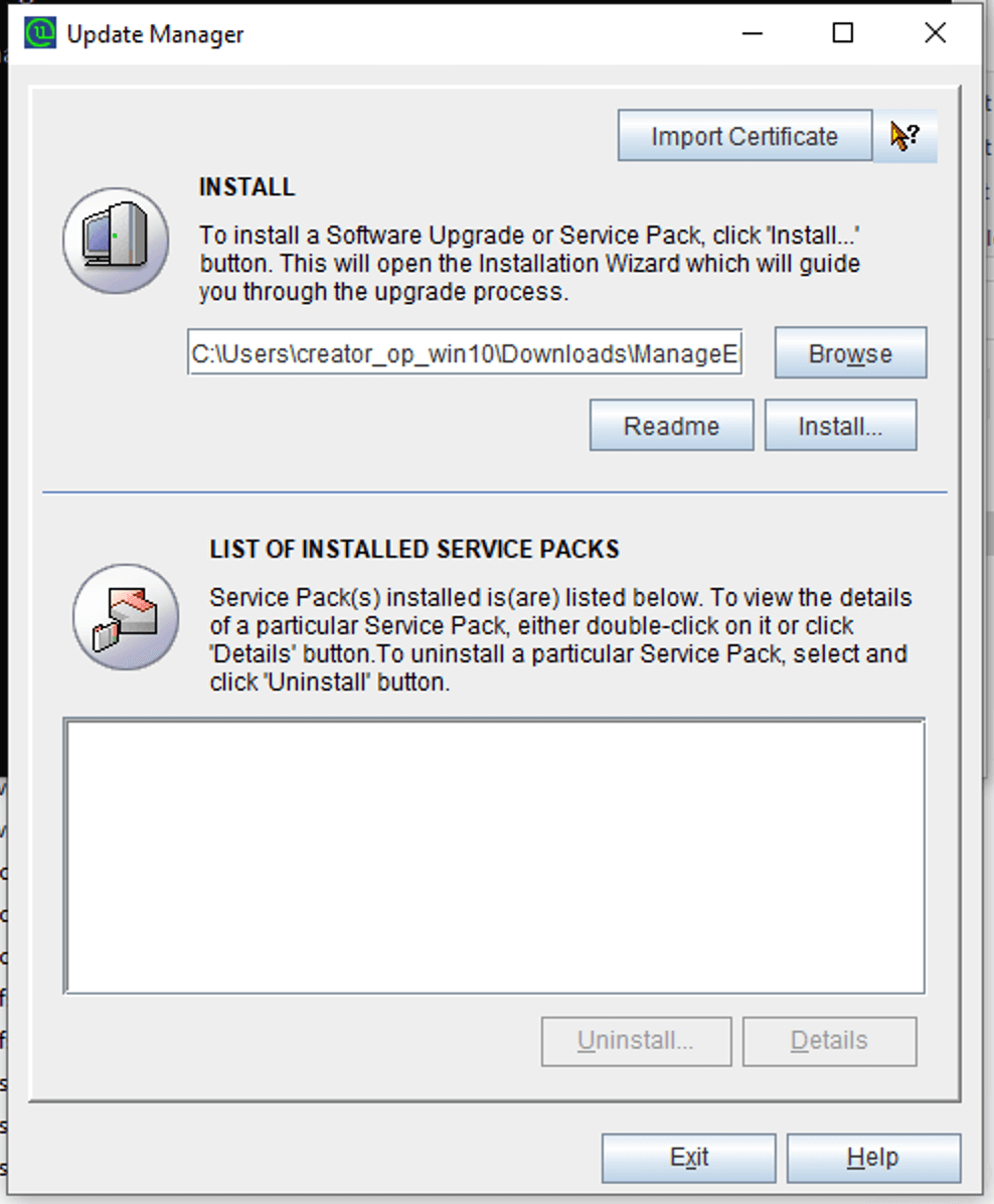 Manage version updates ManageEngine AppCreator Help