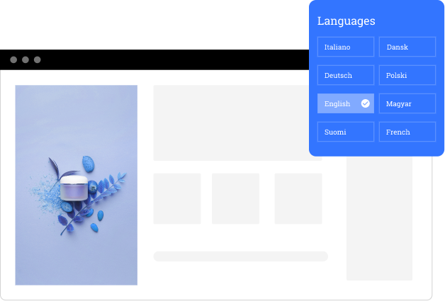 An array of languages