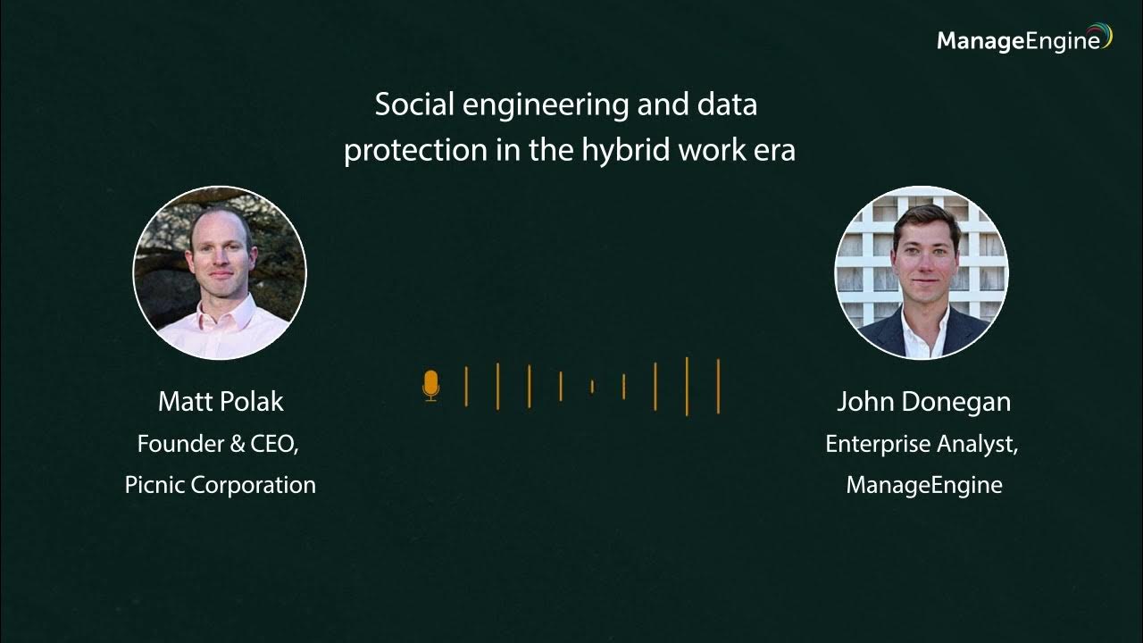 Social engineering and data protection in the hybrid work era