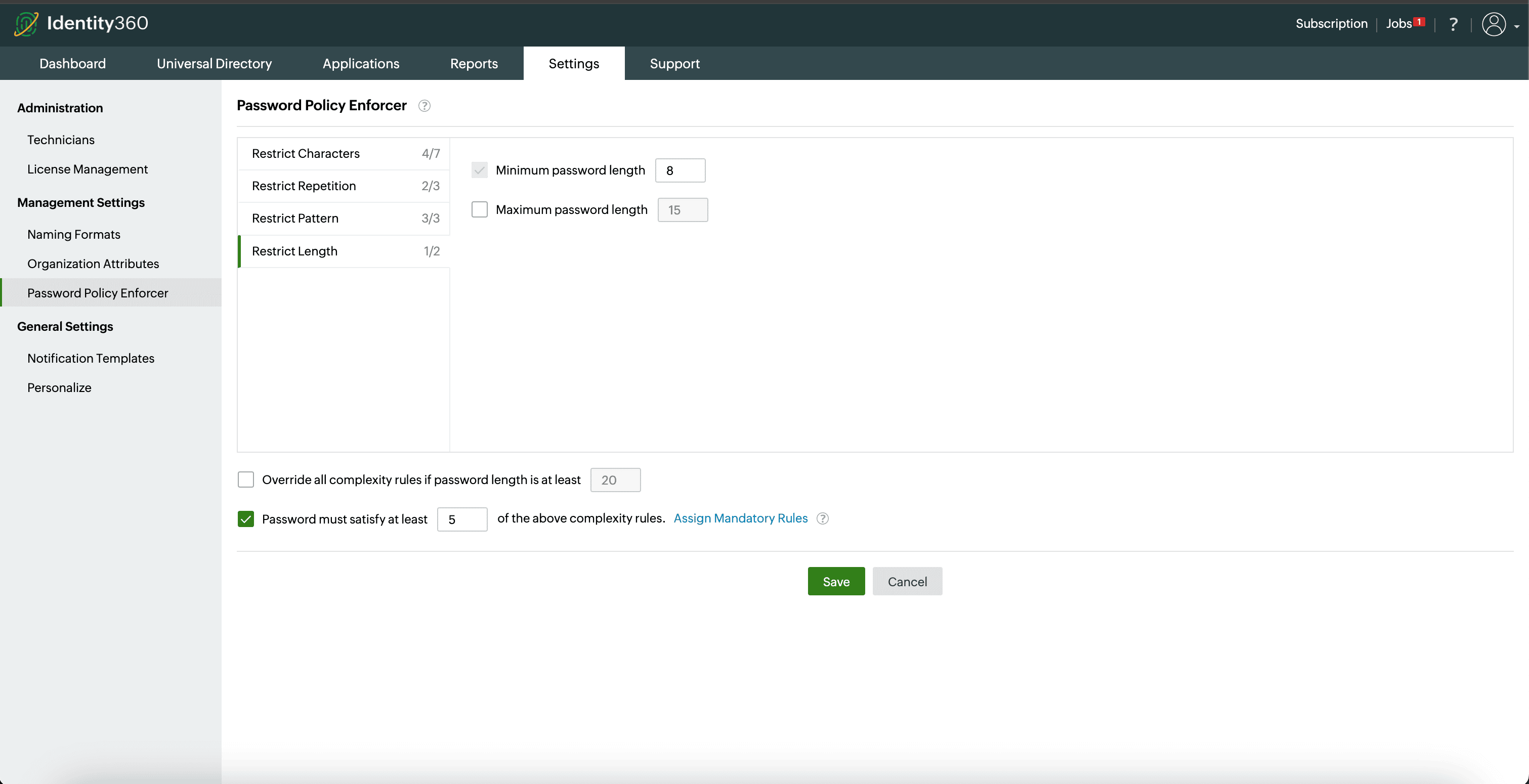 Password Policy Enforcer