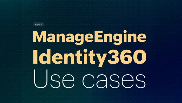Identity360 use cases