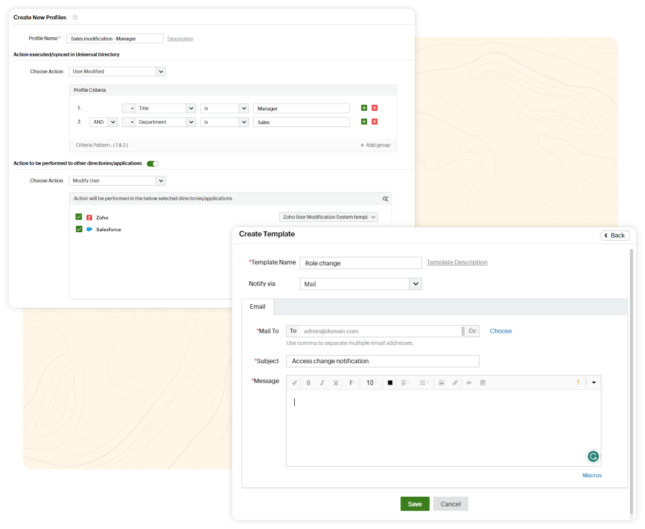 Secure access management software ManageEngine