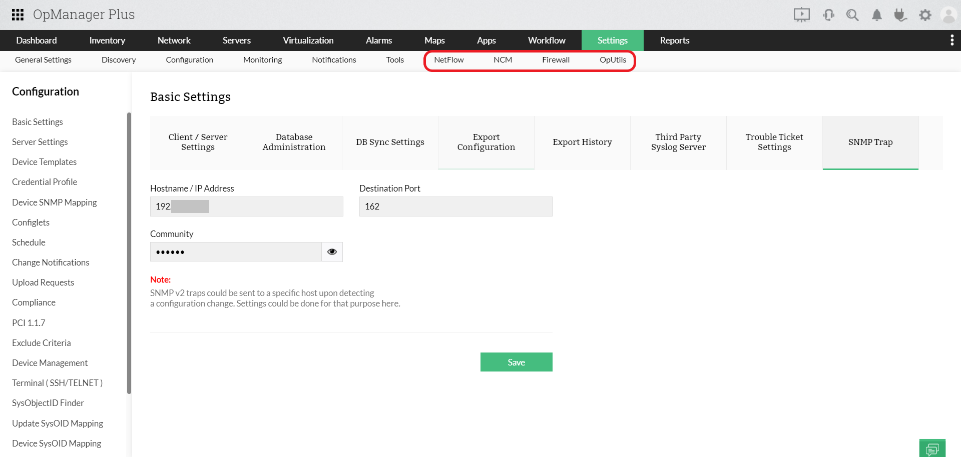 Unified Network Monitoring - ManageEngine OpManager Plus