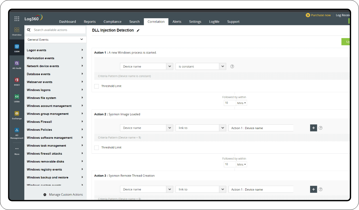 Detection through correlation