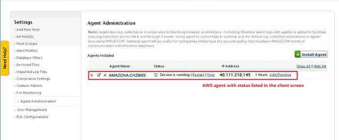 Installation procedure